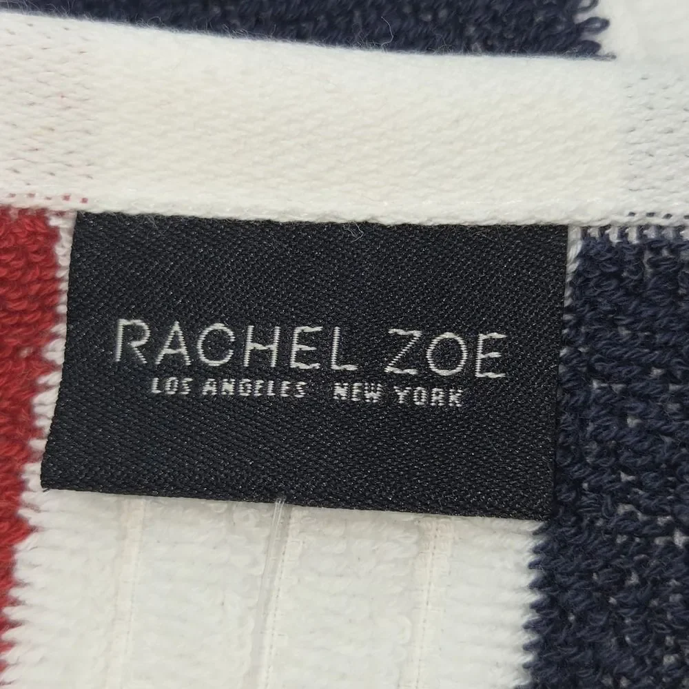 Rachel Zoe Americana Striped Oversized Beach Towel 40x70 Pool Resort